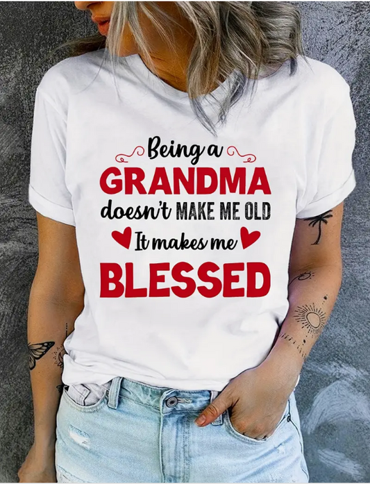 Tshirt Dam - Blessed Grandma